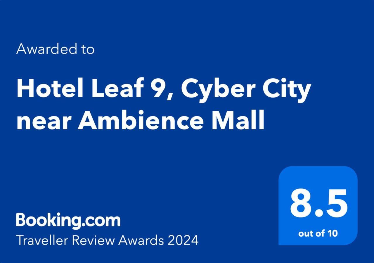 Hotel Leaf 9, Cyber City Near Ambience Mall 古尔冈 外观 照片